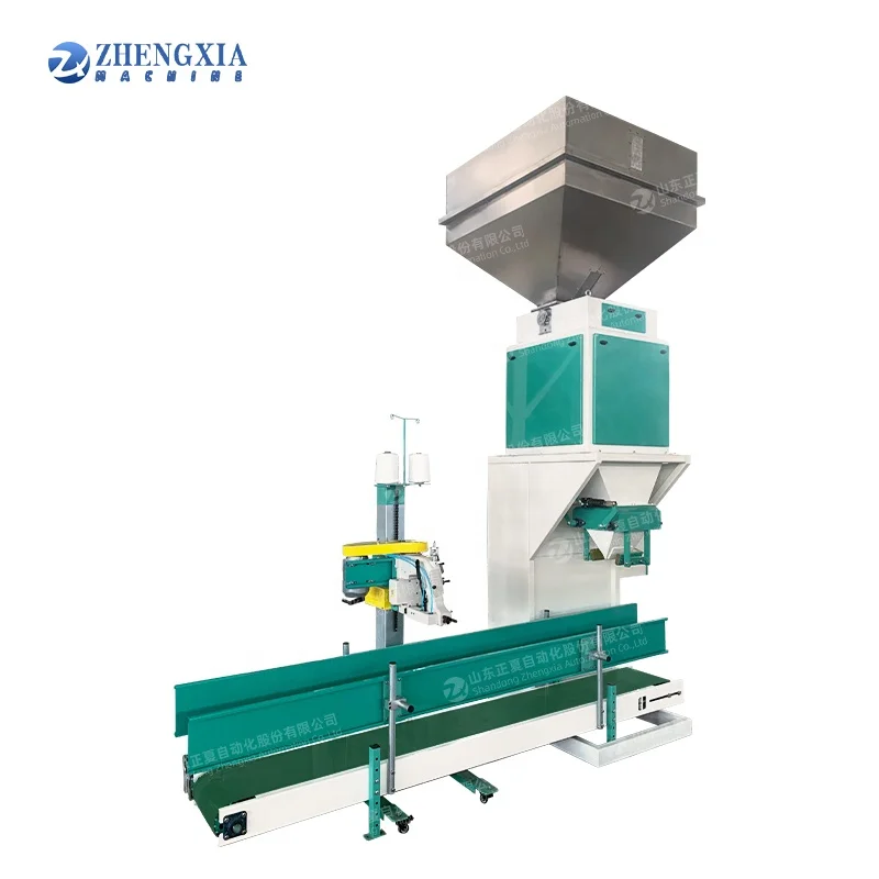 Automatic pack 25kg bean seed machine packing machine for animal dog food nuts bar candy potassium chloride rice packing machine