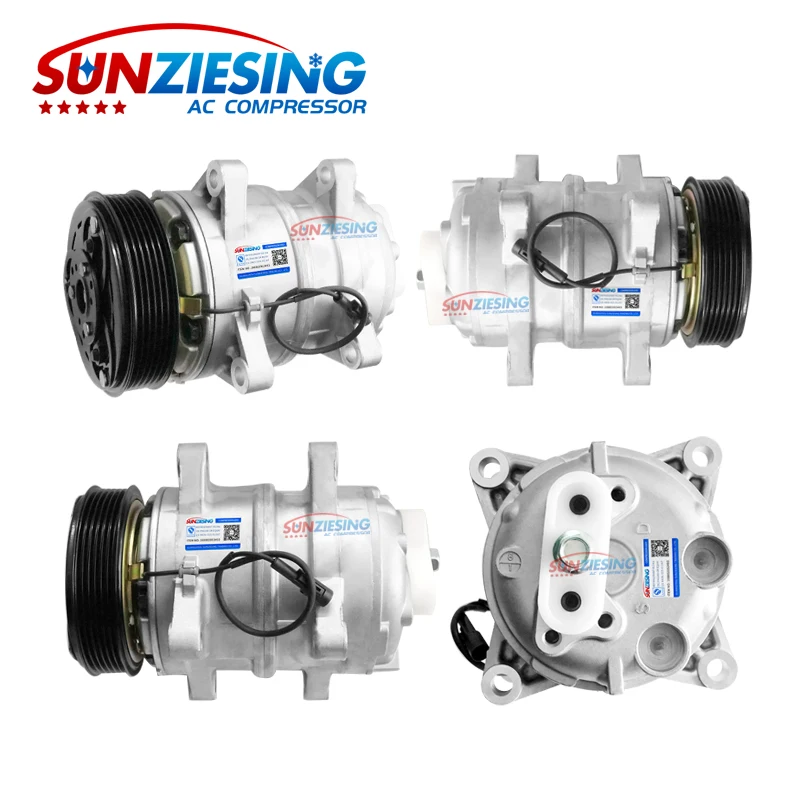 suitable for Isuzu NPR NQR 4.8L 3.9L 1996-2001 DKS-15CH 125MM  6pk 12V Car accessories Auto parts factory ac compressor