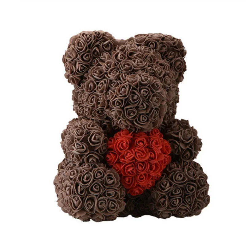 
 Заводская поставка, рождественский подарок, роза, медведь, идеи, мини полиэтиленовая пена, Китай, для подруги  