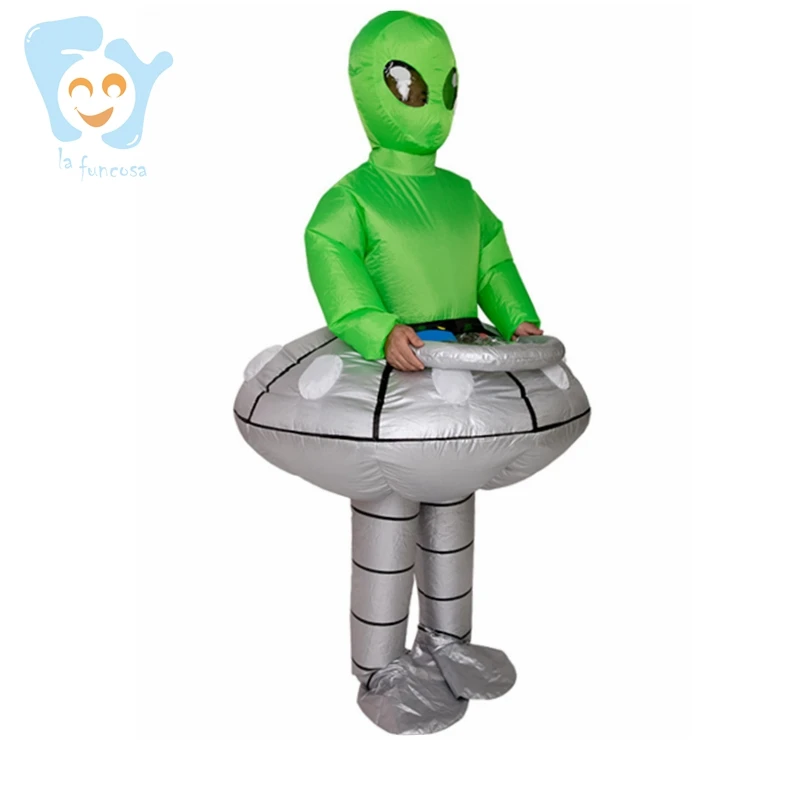 Unisex Adults Funny Halloween Mascot Inflatable Alien Costumes