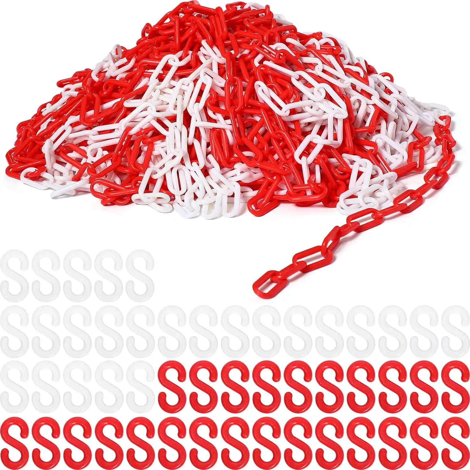 Roller chain link plastic traffic plastic chain