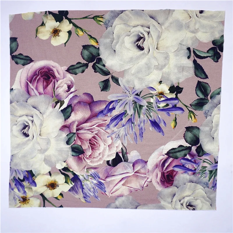 Custom Printing Single Jersey Fabric for Baby Cloth,blanket Free Sample Hot Sale Best Quality Organic Bamboo 230-250GSM Knitted