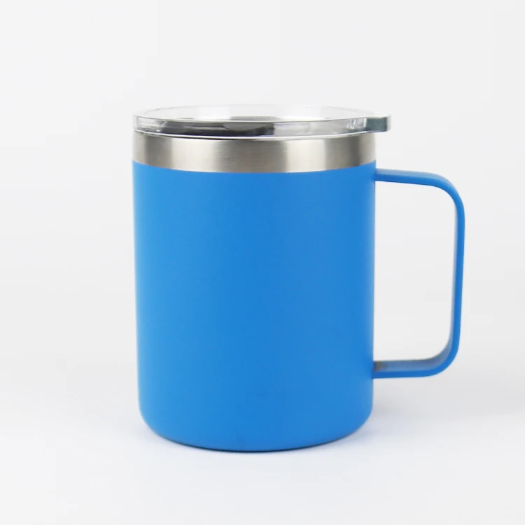 12oz 24oz Vacuum Insulated Travel Mug 18/8 Stainless Steel Mugs Double Wall Thermal Coffee Mug With Magnetic Slip Lid and Handle