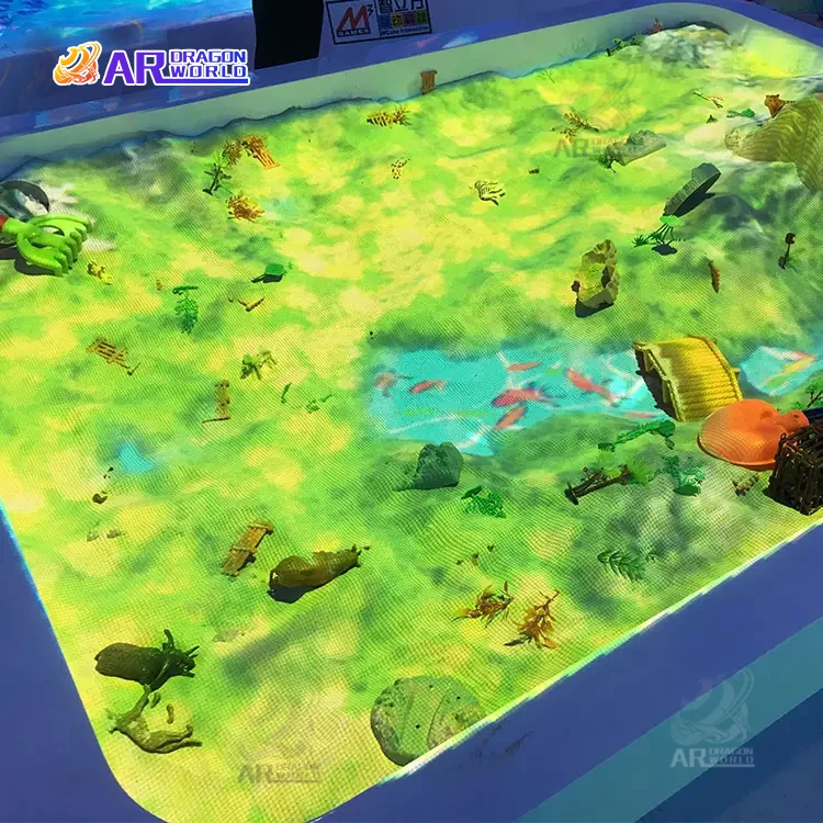Kids Amusement Park Product AR Projection Sand Table Interactive Projection Mapping Sand