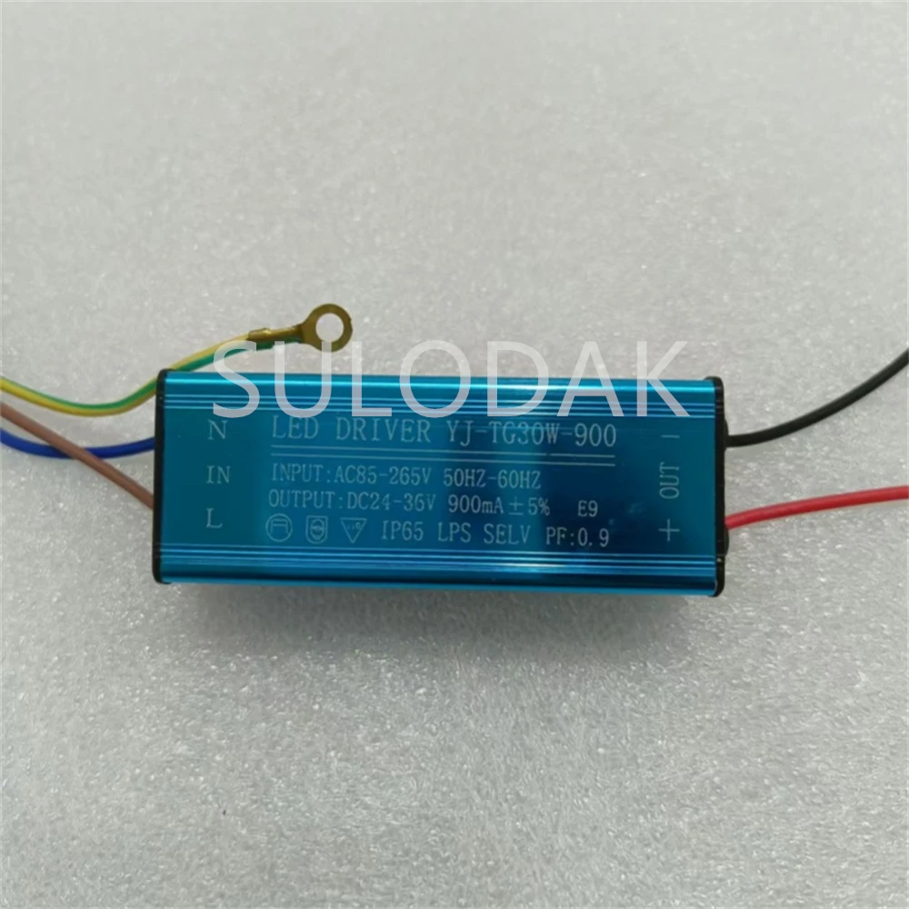 Factory Price OUTPUT DC24V -36V 900mA Power Supply IP65 LED Drivers for Small Air cooled UV LED Curing Lamp