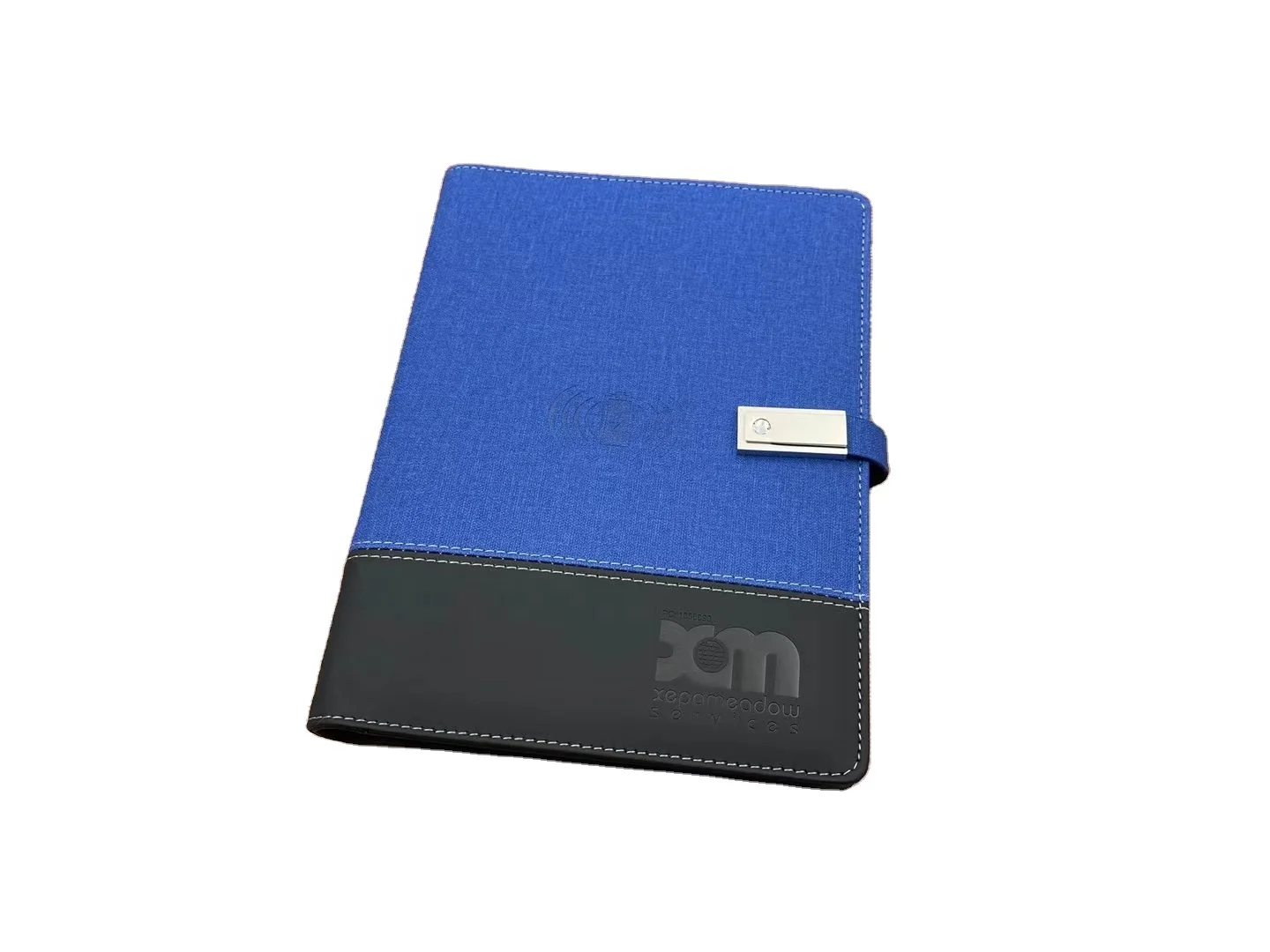 8000mah 10000mah A5 A4 Wireless Charging Diary Planner Notebook Power Bank usb flash drive LED Calculator Magnetic lock