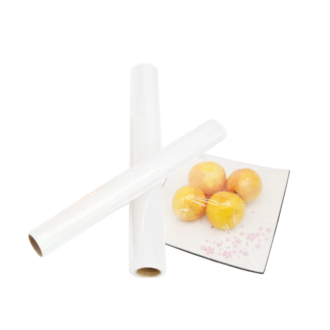 
Protective plastic film white Shrinking plastic pe film stretch food wrap 
