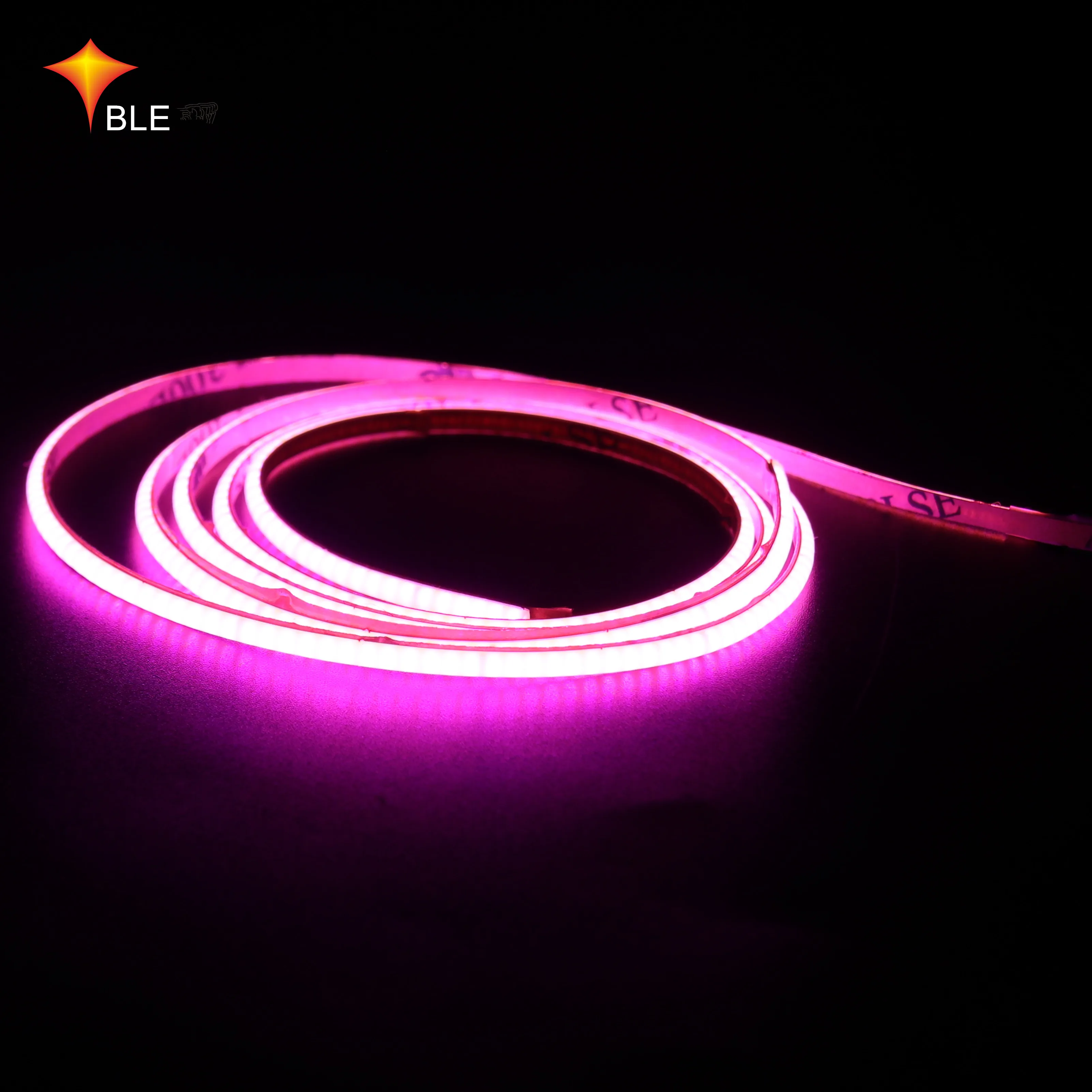 BLE 5W/m LED Dimmable light strips 5m/roll 2.7MM 4mm 8mm COB Strip Light