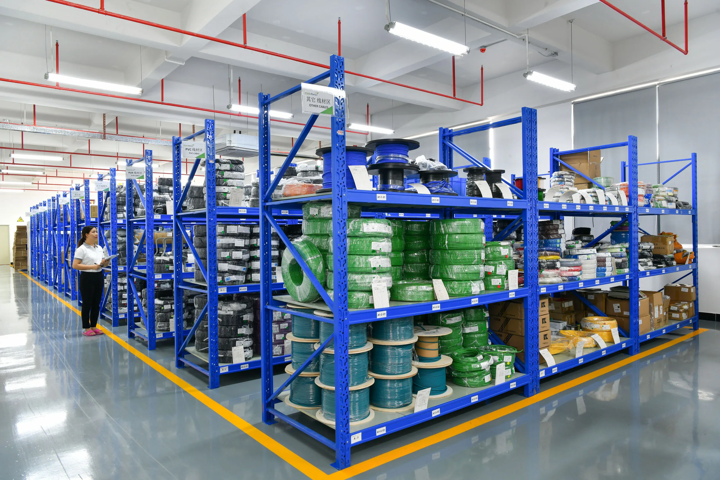 China Supplier M12 X Code Male Straight Connector 8 Pin Molded with Cat 6A S/FTP Ethernet Cable Shielded 1m 2m 3m 5m 10m 15m