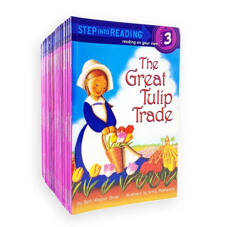 
 Лучшая цена, шаг в чтении 3, фабричное производство, индивидуальная печать, высокое качество, Детская оценка, книга с картинками  