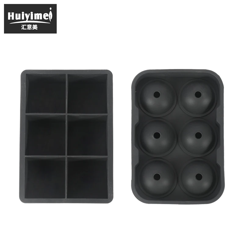 Easy Release 8 Hole Square Silicone Ice Cube Tray Mold For Cold Drink Whisky Fruit Juice Kitchen Tools
