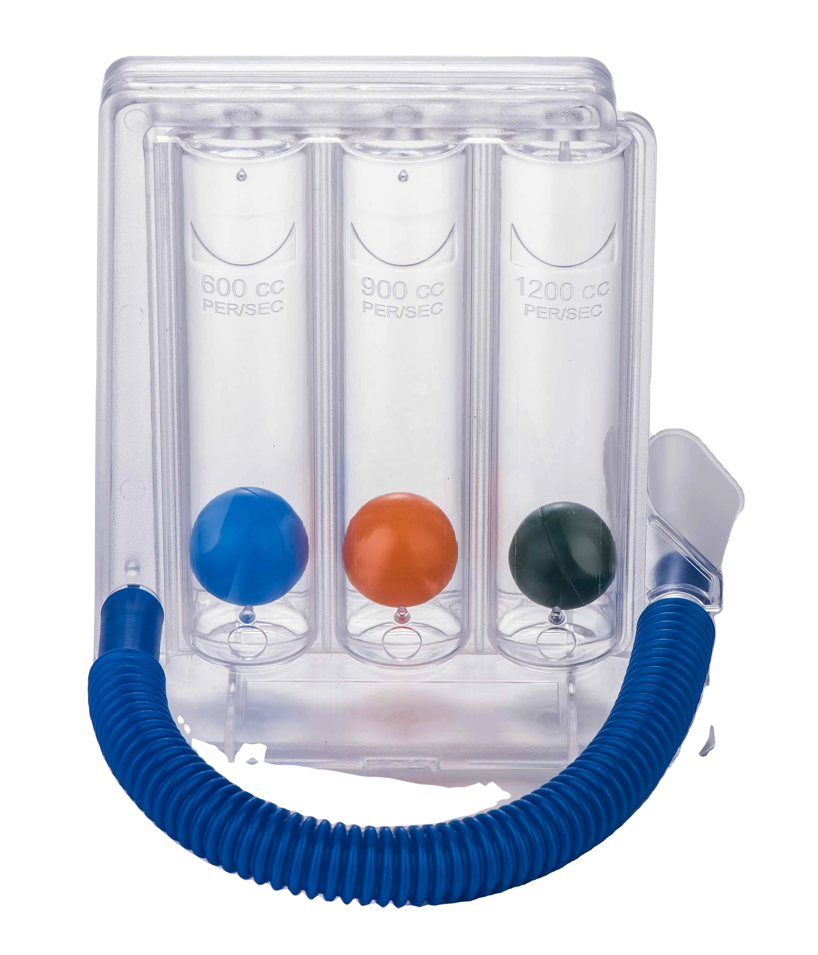 Portable medical device 3 ball respiratory Incentive lung spirometer exerciser for lung exercising
