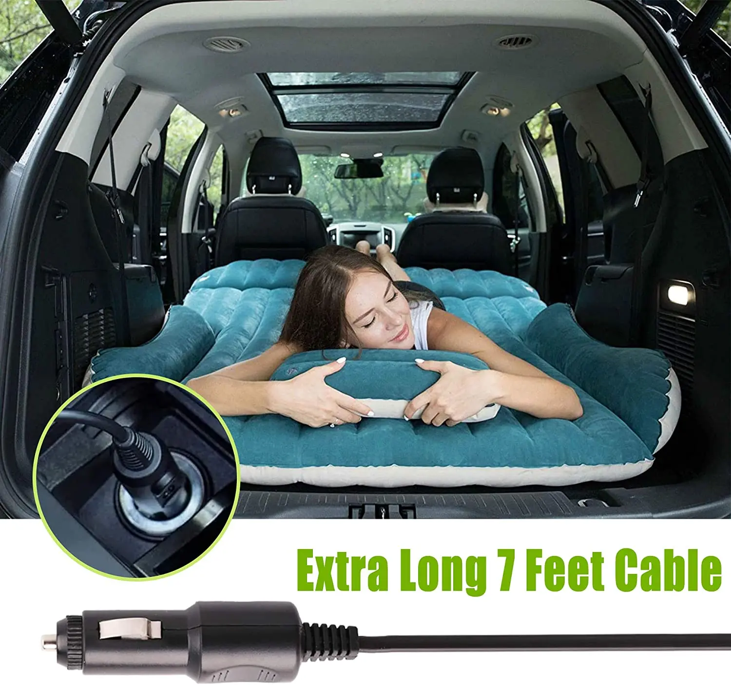 car charger 12 volt air pump inflatable ball inflate deflate portable mini  12V dc electric air pump