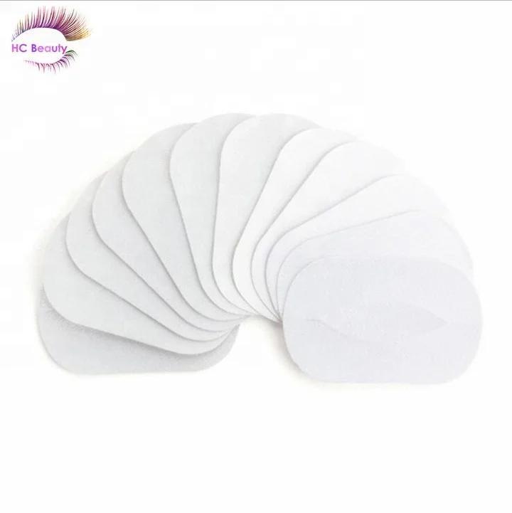 Factory Direct,50 pairs lint free simple and cheapest silk under eyepatches eye pads stickers for eyelash extension
