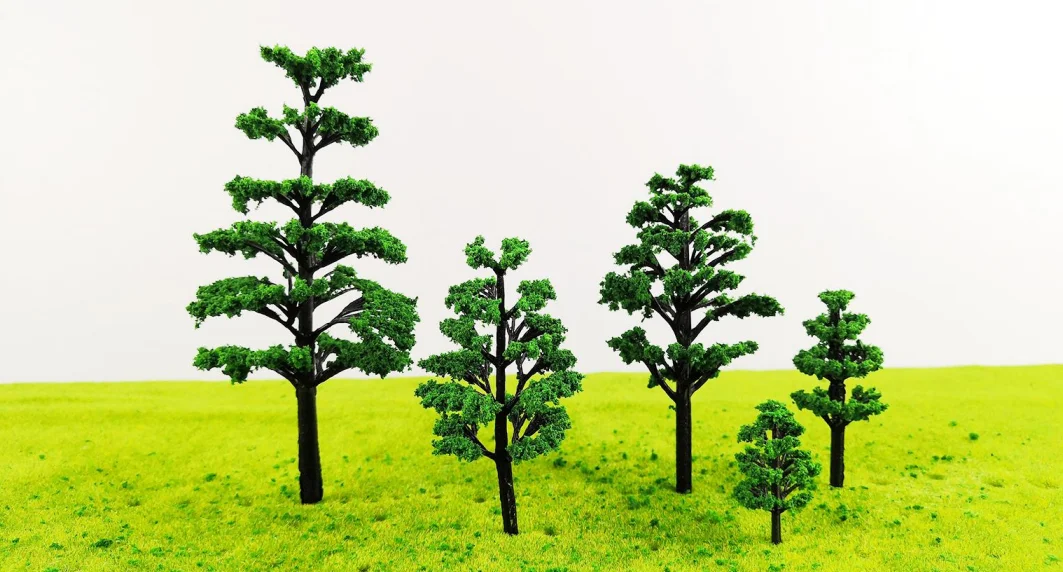 architecture model miniature wire decorative scale wire tree in ho train layout model building kits toy