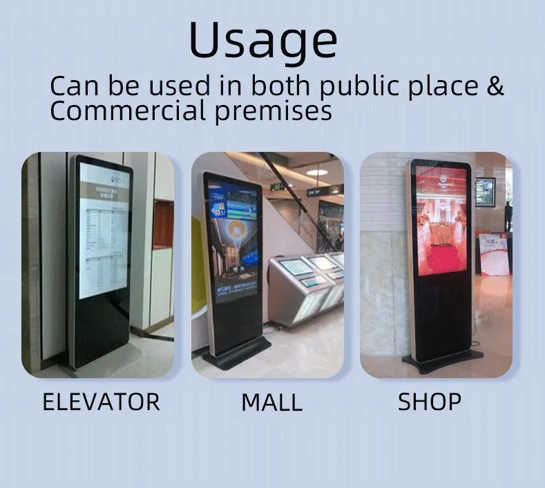 store advertising LCD display restaurant menu screen 4K HD player OEM ODM sales