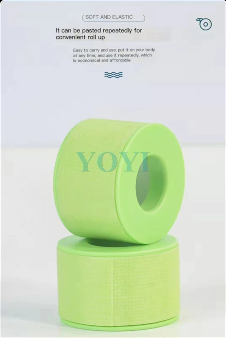 Silicone Gel Lash Tape in Beige for Gentle Adhesion on Sensitive Skin