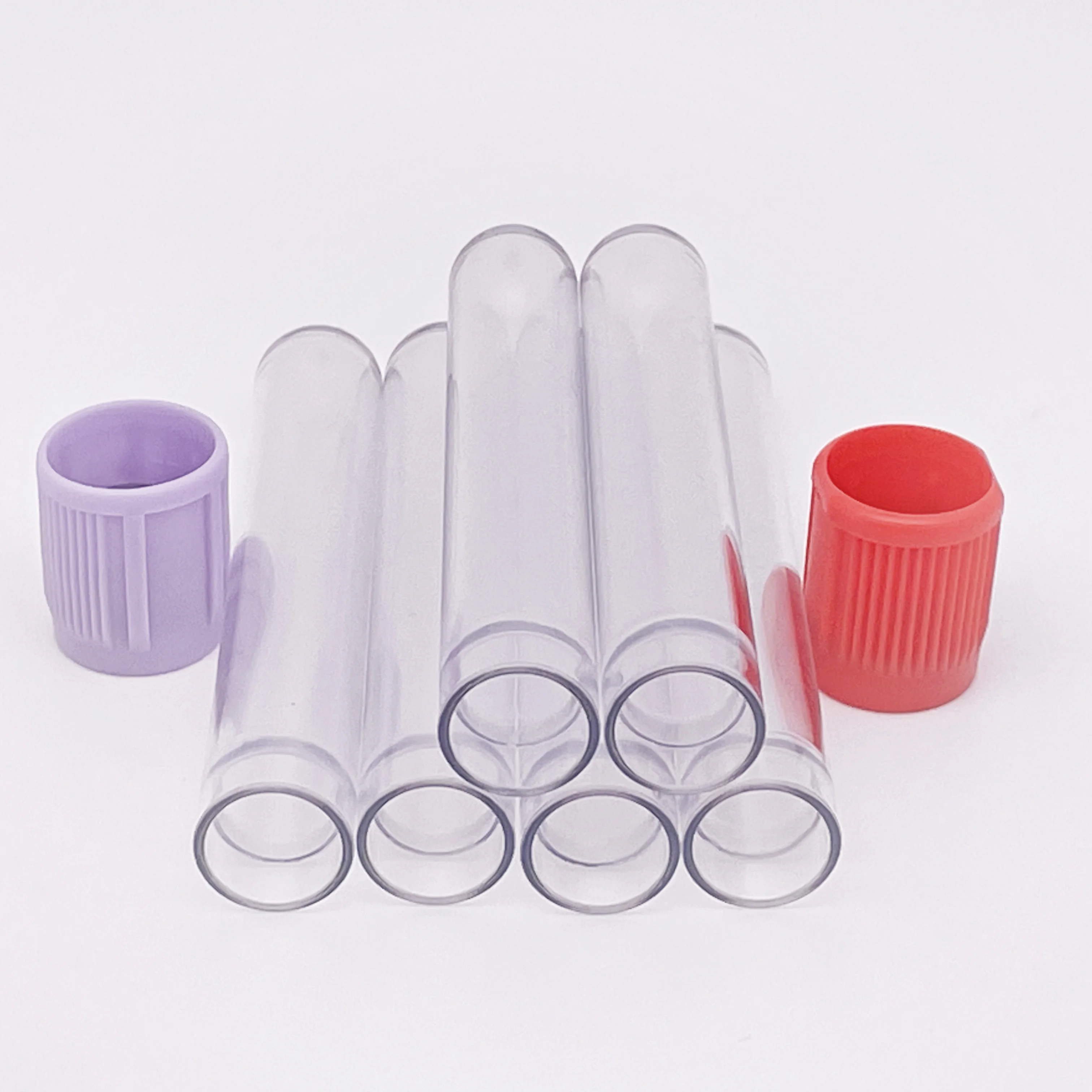 hot sale Transparent Packaging Plastic Round Tube, Clear PET Plastic Transparent Tube
