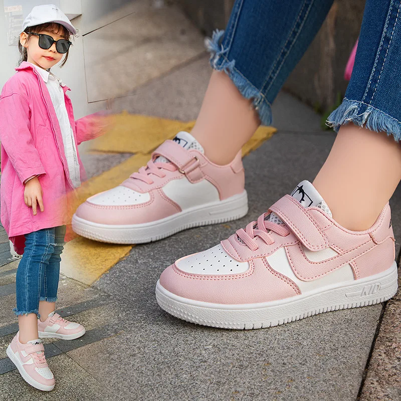 Customized Low-top PU Sports New Casual Walking Boys Sneakers Girls soft sole comfortable trendy shoes