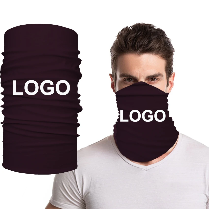 Wholesale Hot Breathable Multifunctional Seamless Elastic Custom headband neck gaiter outdoor bandana fishing face