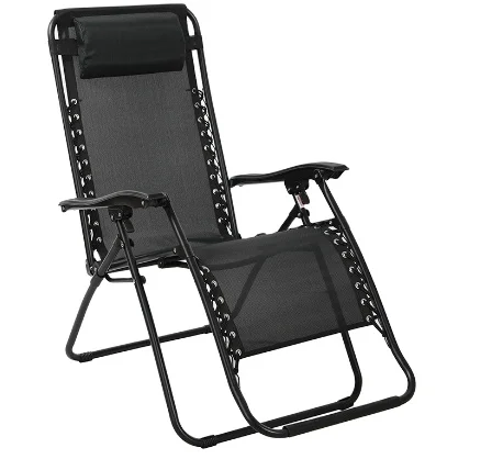 Outdoor Lounge chair Adjustable Folding Zero Gravity Recliner Chair Lounge