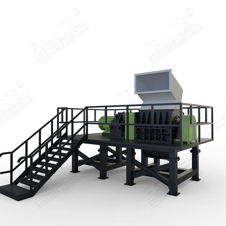 Factory Rubber Tyre Shredder Prices Waste Tires Recycling Machine Plant Scrap Tire Recycling Production Line