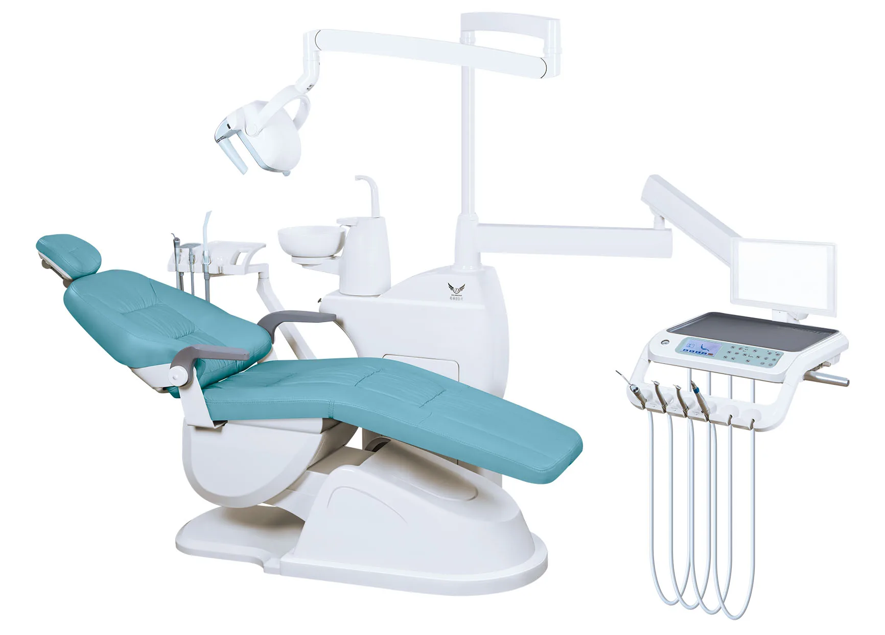 Chinese Gladent GD-S450 floor-fixed unit box dec dental chairs price