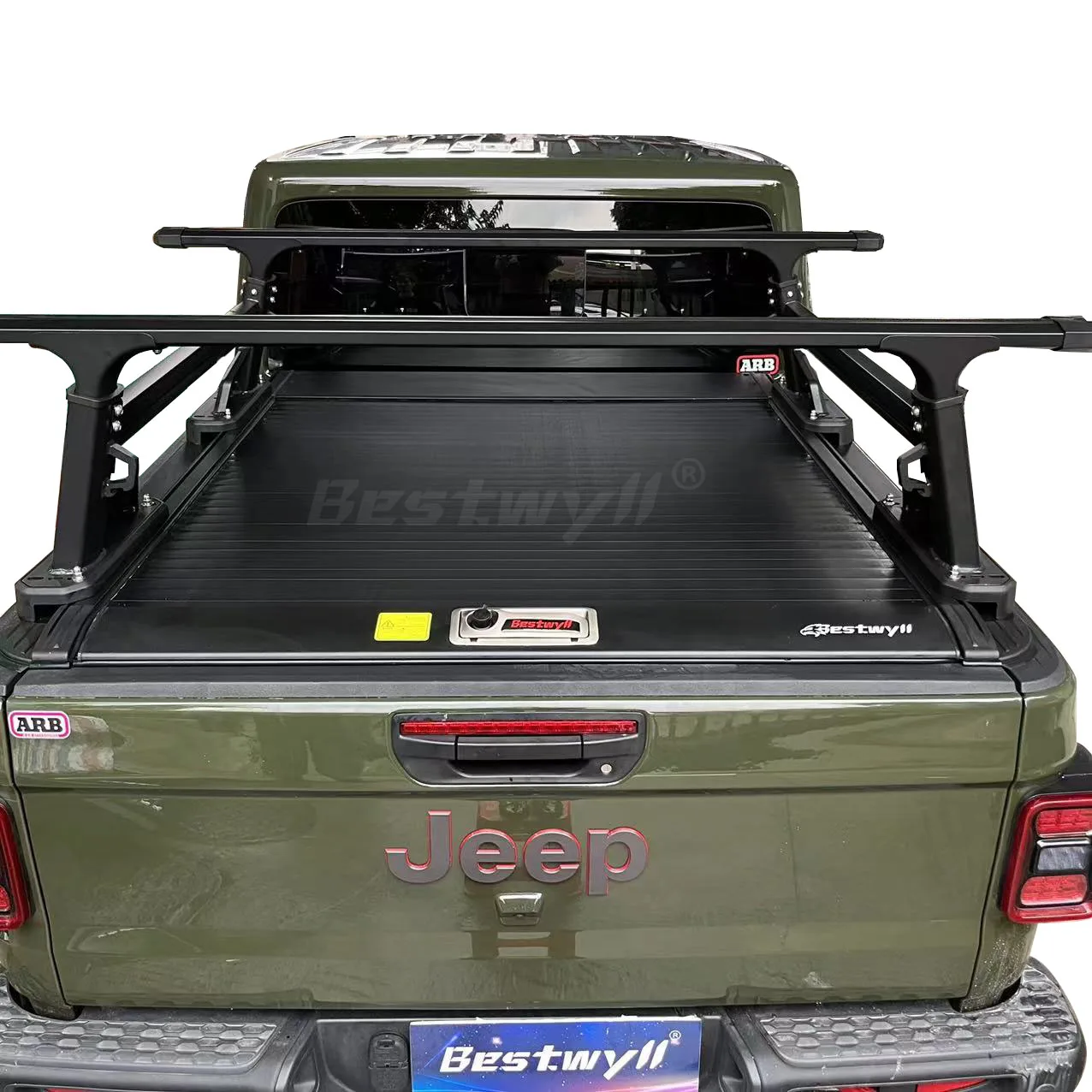 BESTWYLL аксессуары Ute Para Rolltrac крышка ролика для грузовика кровать ручная Выдвижная тонно Jeep Gladiator Jt 5