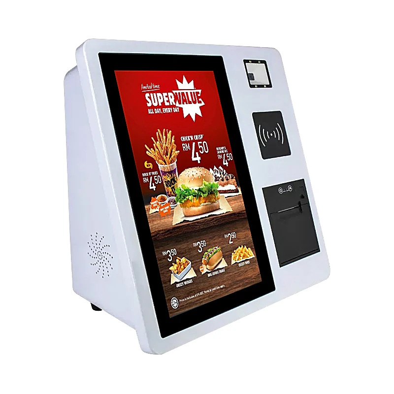 Digital Credit Card Payment Machine Android Restaurant Tablet Ordering Vending Self Service Payment Touch Screen Terminal Kiosk
