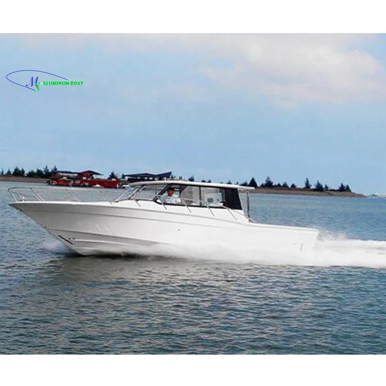 2021new design  MS Aluminium boat high speed bass boat 10.35m 200hp*2 for selling CCS CE Certificates for Europe customers