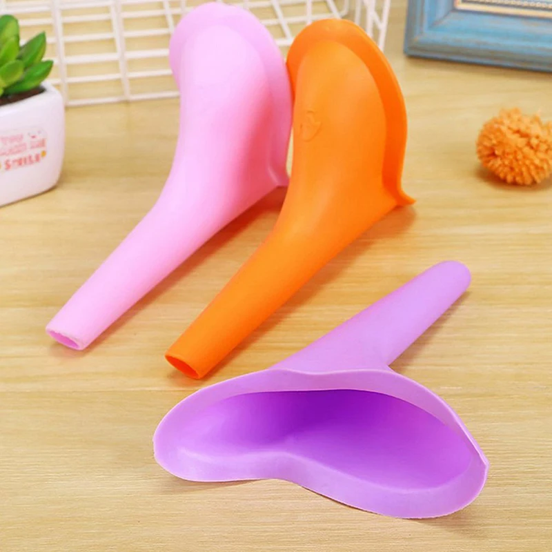 Field Emergency New Design Women Urinal Outdoor Travel Camping Portable Female Urinal Soft Silicone Urination Device Stand Up