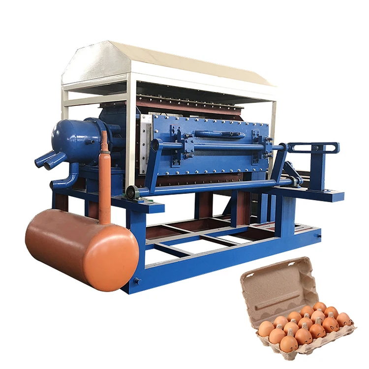 JYD 2000pcs/hr  Biodegradable Paper Bagasse Straw Making Pulp Egg Carton Box Tray Molding Machine Wholesale Price