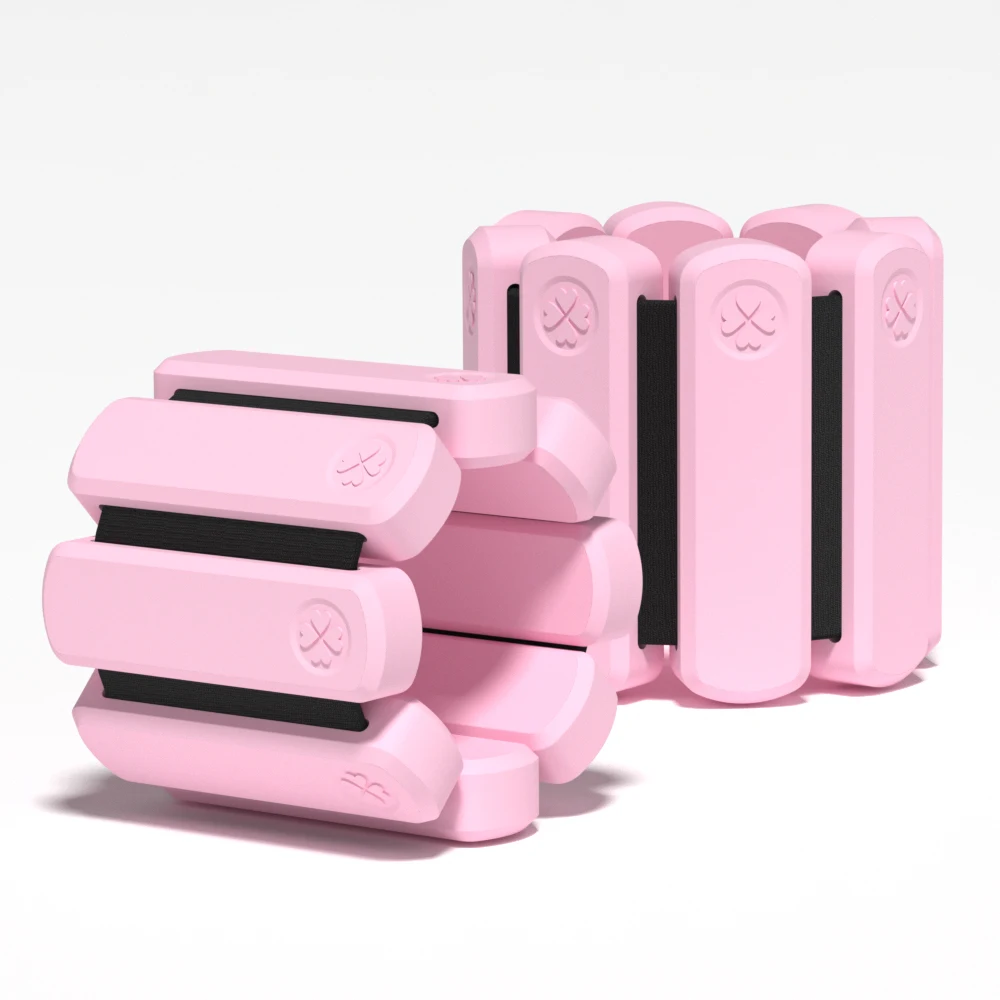 Счастливая носимых вес браслеты с регулируемым ремешком на щиколотке весов 2lb фитнес упражнений настраиваемые силиконовые браслеты Вес комплект