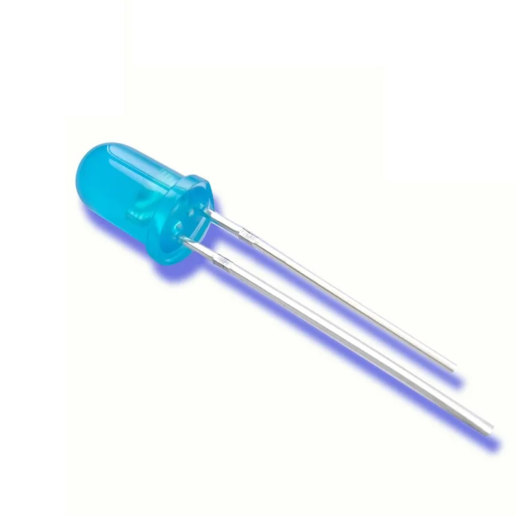 led factory wholesale 5mm round blue to