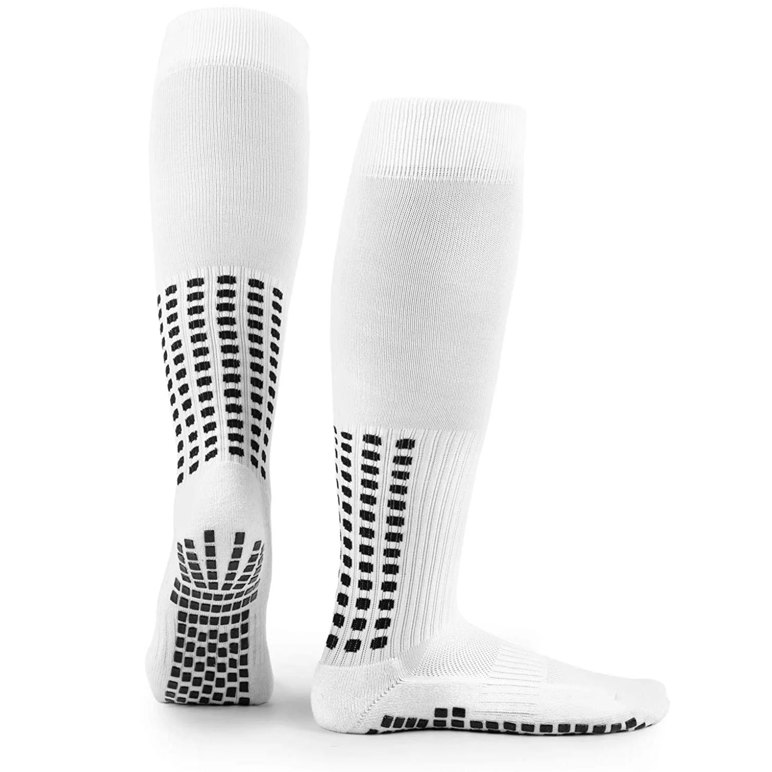 Football Socks Knee High Non Slip Custom Soccer Grip Socks Thickened Towel Fabric Sweat Absorbing