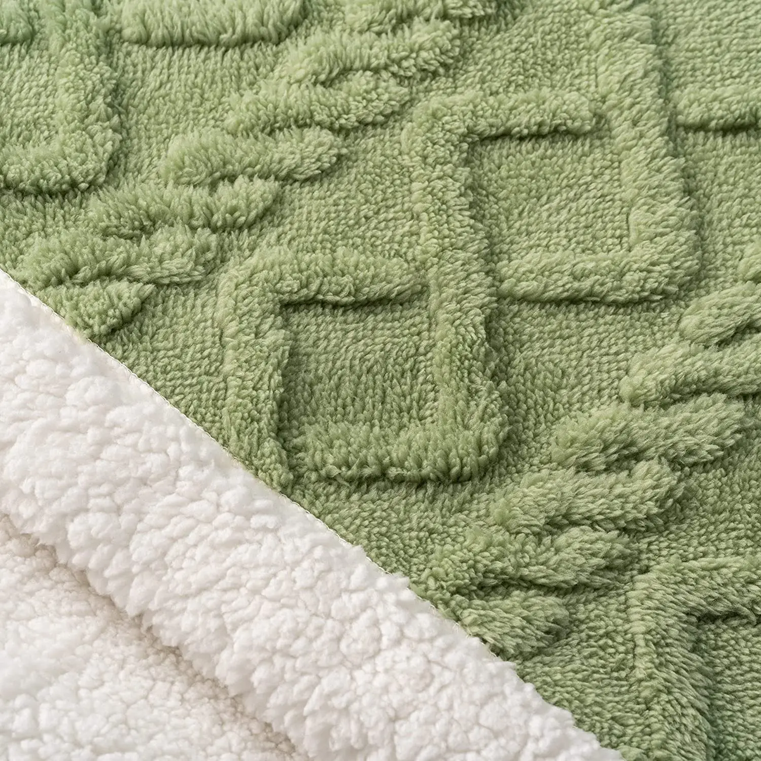Duvet High Quality Bedding Set Customized Thick Moving Blanket Solid Color Geometric Pattern Sherpa Throw Blanket