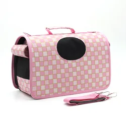 Custom Eco-friendly Oxford Pet Cat, Walking Bag Foldable Comfortable Mesh Puppy Carrying Bags for Medium Dog/