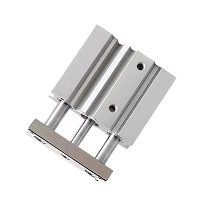 SMC cylinder MGQL50-50/75/100 compact ball bearing thin three-axis air brake cylinder