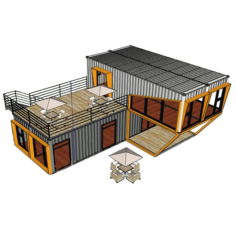 
Prefab Movable Small Cabin Houses Container Kitchen for Sale 