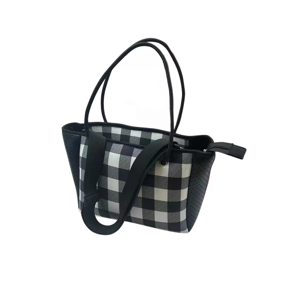 Wholesale Sports Bags Customize Multipurpose Ladies Shopping Bag Women Shoulder Handbags Neoprene Beach Bag Tote