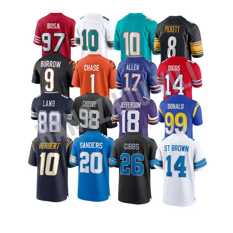 18 Калеб-Вильямс 15 Rome Odunze 4 Swift Keenan Allen мужчины молодые женщины 2 D.j. Футбольная майка Moore Walter Payton