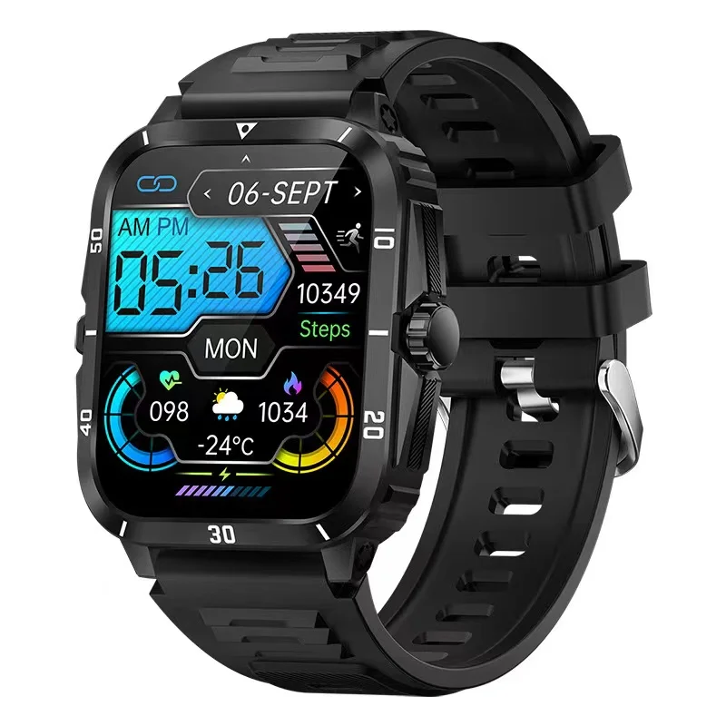 Factory prices New KT71 Smart Watch 3ATM Waterproof Heart Rate Blood Pressure Health Outdoor Sports Bluetooth Call Smart Watch