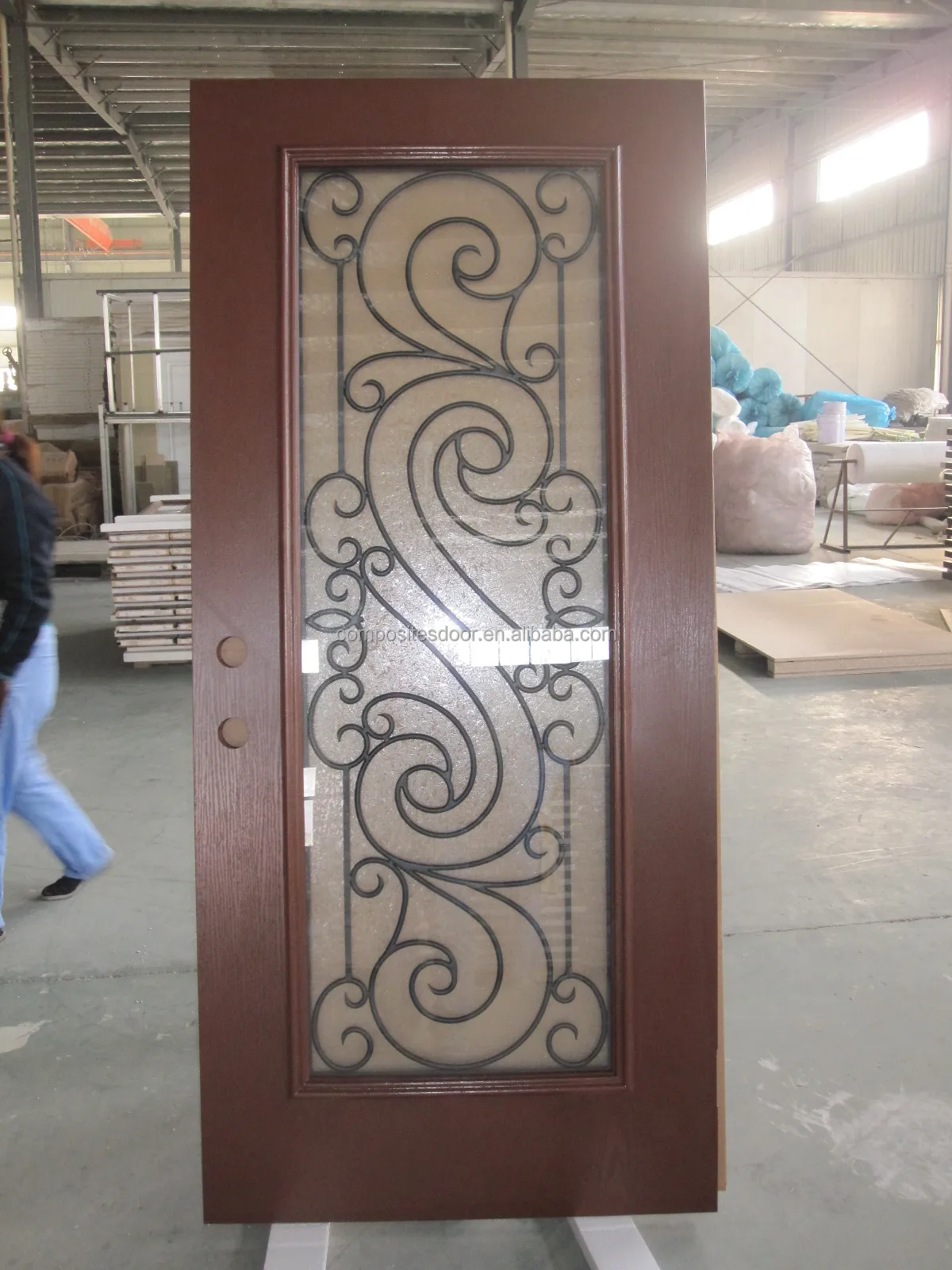 2024 new style Shanghai Dofiberone USA and UK standard composites fiberglass prehung Door