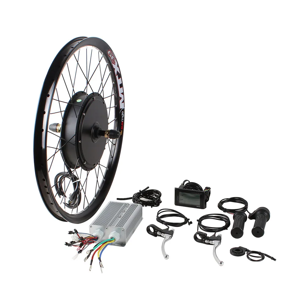 Powerful motor Rear wheel 26 inch hub motor 3000w72v electric bicycle motor conversion kitfor e bike