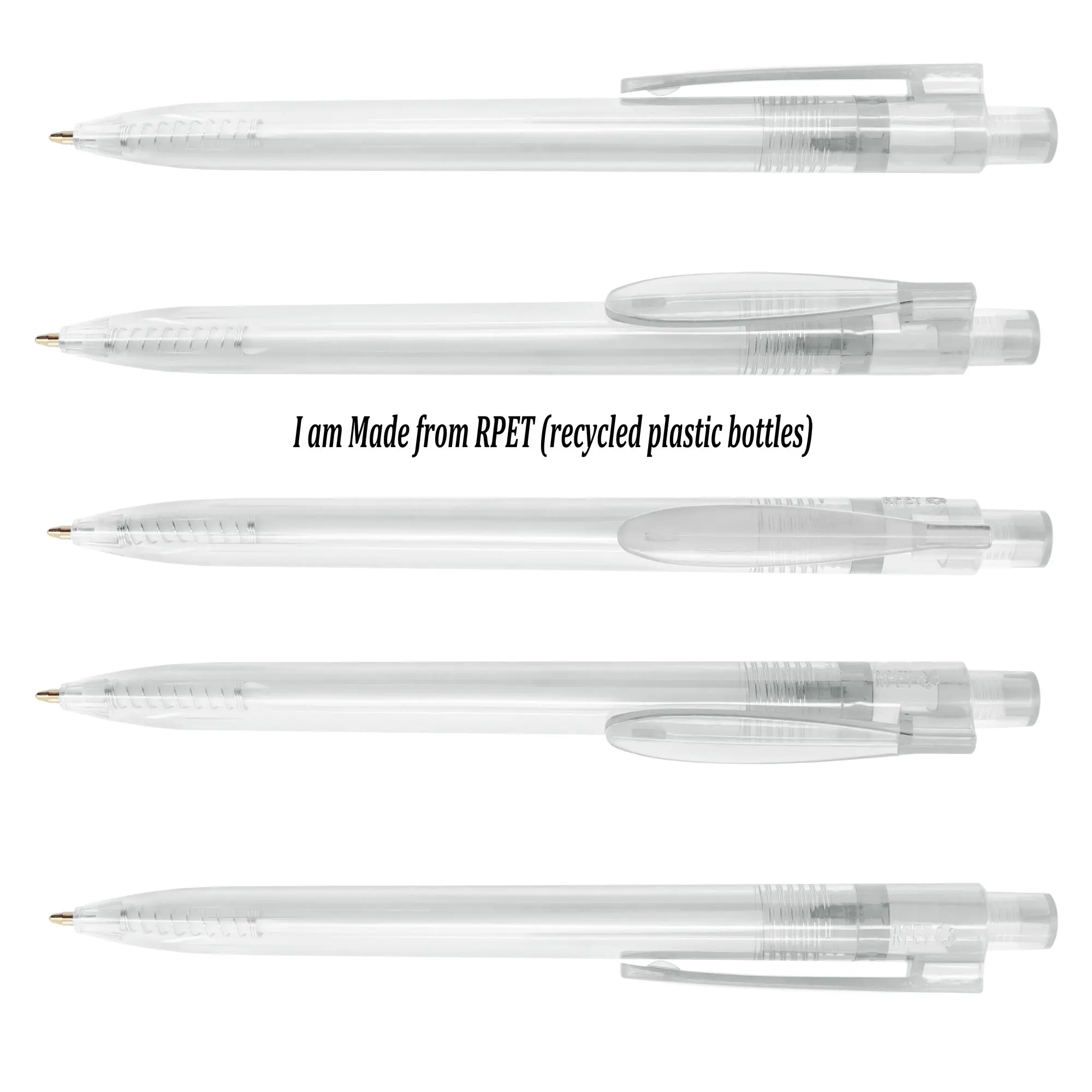 2022 new pen model Eco-Friendly Recycled PET Ball Pen which Made from RPET (recycled plastic bottles) Ballpoint Pen.