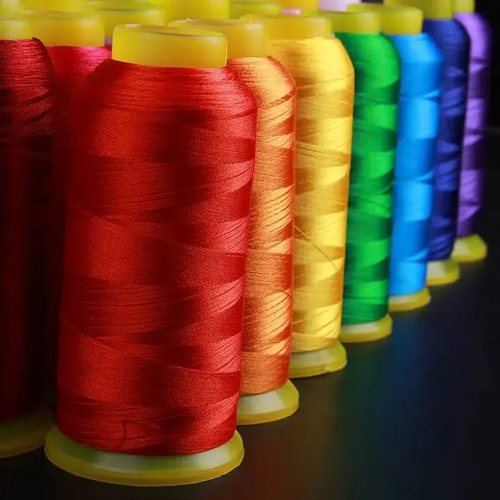Manufacturer Sell Custom Cheap Price 120D 150D  Embroidery Thread