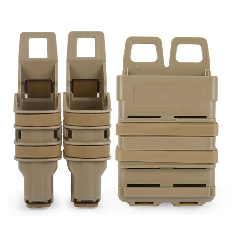 Action Union Molle System Fast Magazine Box Tactical Fast Double Mag Pouch for Tactical Vest Plate Carrier Duty Belt