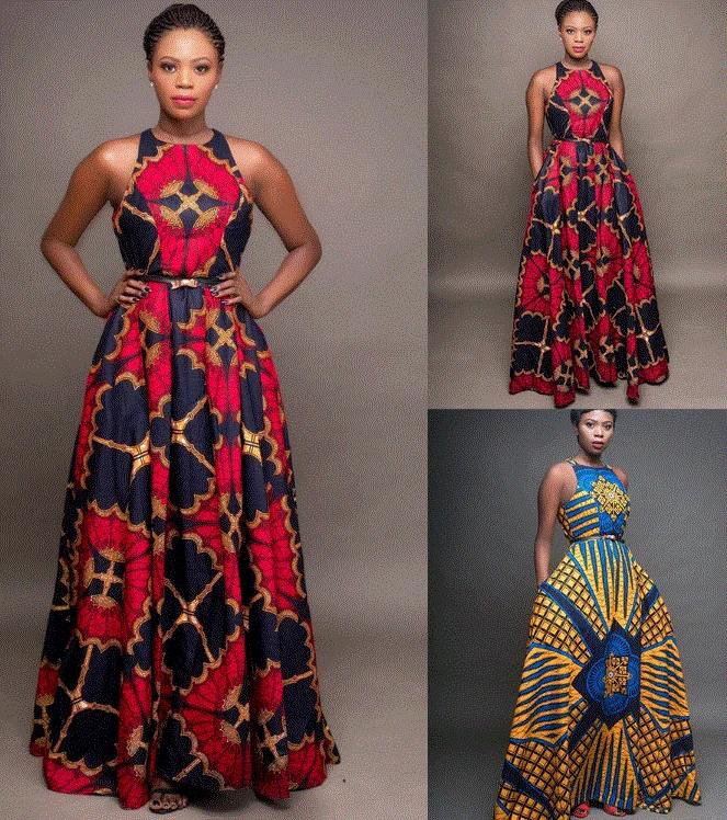 Новый стиль с цифровым принтом для девочек с цветочным рисунком и с круглым вырезом, платье без рукавов платье туфель и сумочки в африканском стиле для ночного клуба; Большие качели юбка летнее платье