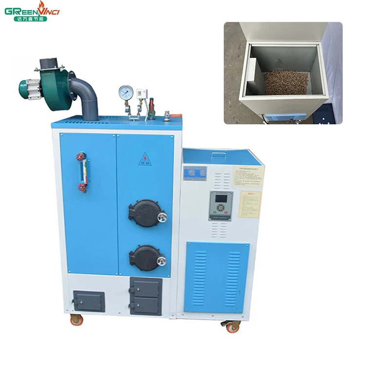 Greenvinci 100kg 200kg 300kg 500kg 1000kg Biochemical industry packaging machine wood chips fired steam generator for sale