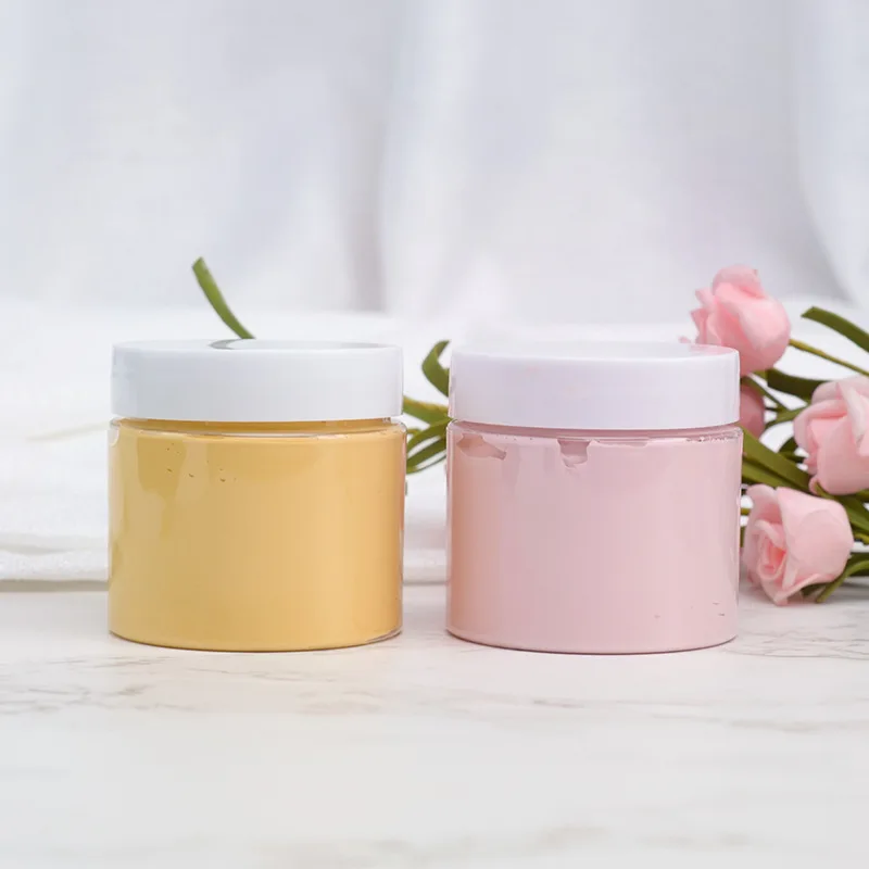 
New arrival Rose anti acne vegan detox mud mask purifying clay mask turmeric acne face mask wholesale 